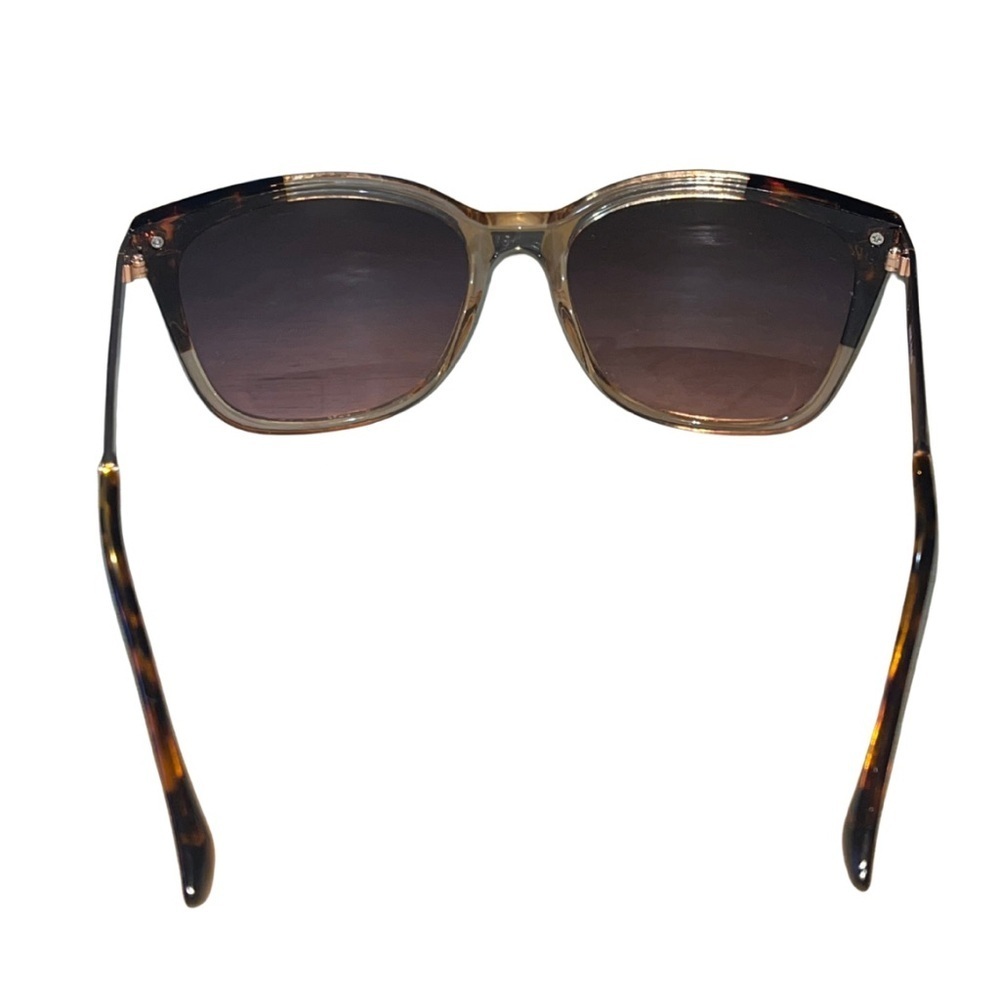 ANNE KLEIN AKS 1002 CE Brown Gold Designer Women Sunglasses - Picture 3 of 5